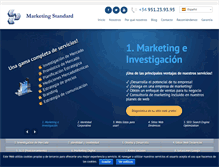 Tablet Screenshot of marketingstandard.net